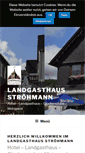 Mobile Screenshot of hotel-stroehmann.de