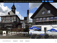 Tablet Screenshot of hotel-stroehmann.de